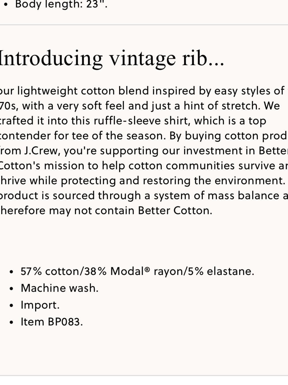 J Crew Ribbed Sleeveless Ruffle Sleeve Top - Picture 6 of 6